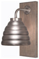 Oxbridge, Wall Sconce, Graphite & Painted Distressed Metal, 6" Graphite Shade