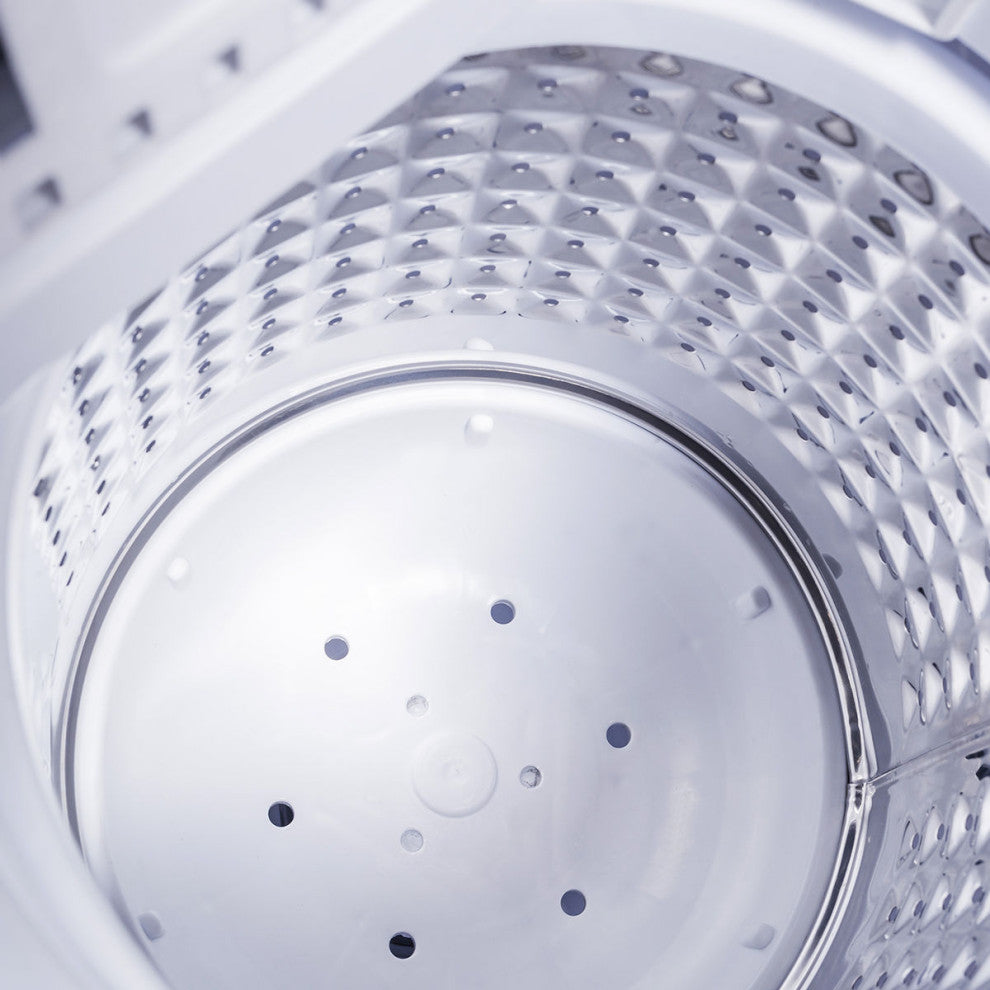 Costway Compact Mini Twin Tub 8lbs Washing Machine