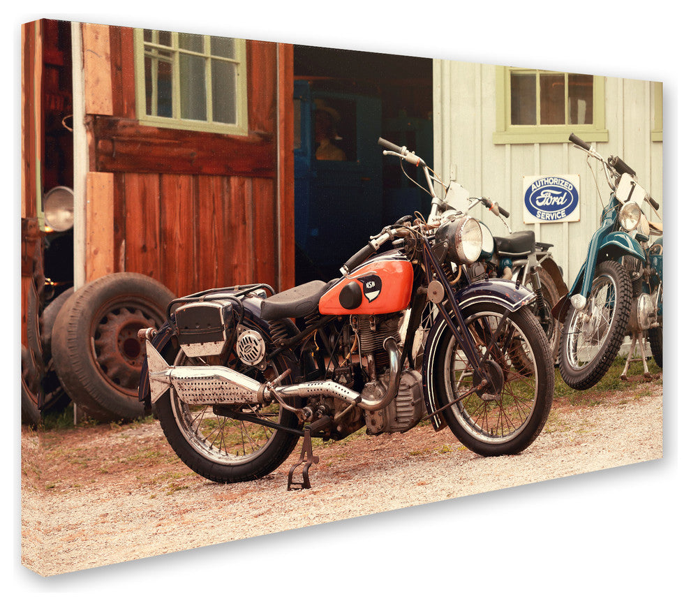 Jason Shaffer 'Old Garage' Canvas Art, 24x16