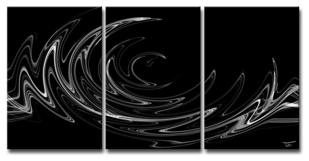 Ready2Hangart ''Aqueous Trance Vi'' By Tristan Scott Canvas Art, 3 Panels, 18"