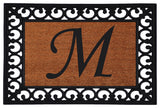 Monogram Insert Doormat 19"x25", Letter M