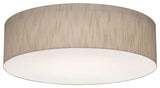 Anton 19'' Flush Mount, Jute Shade