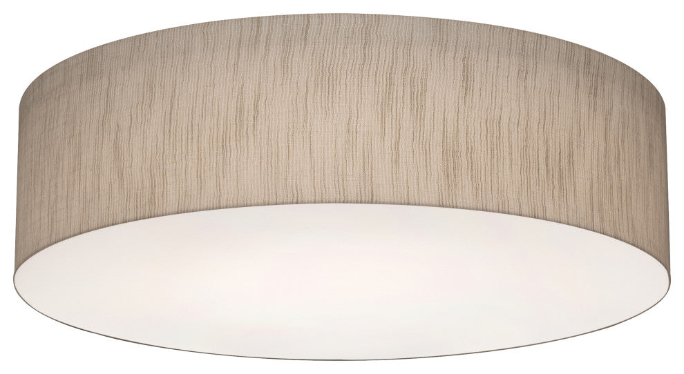 Anton 19'' Flush Mount, Jute Shade