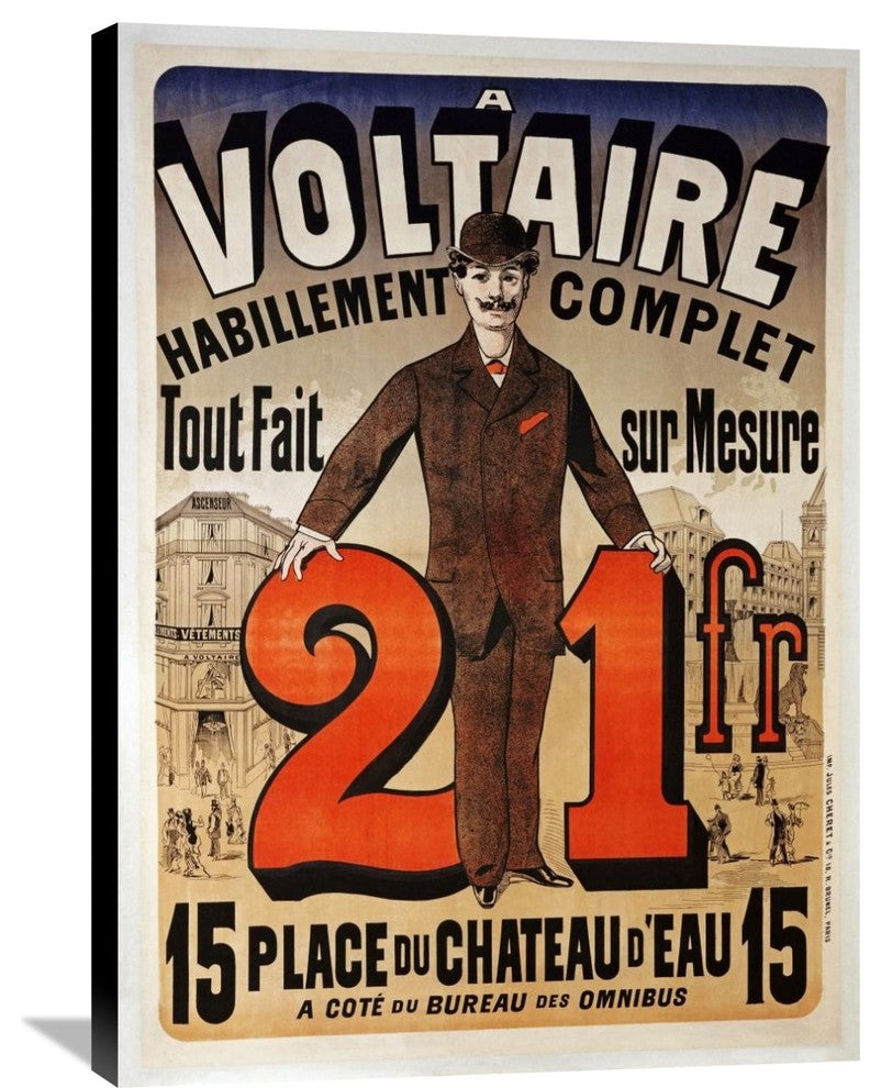 A Voltaire, 26"X36"