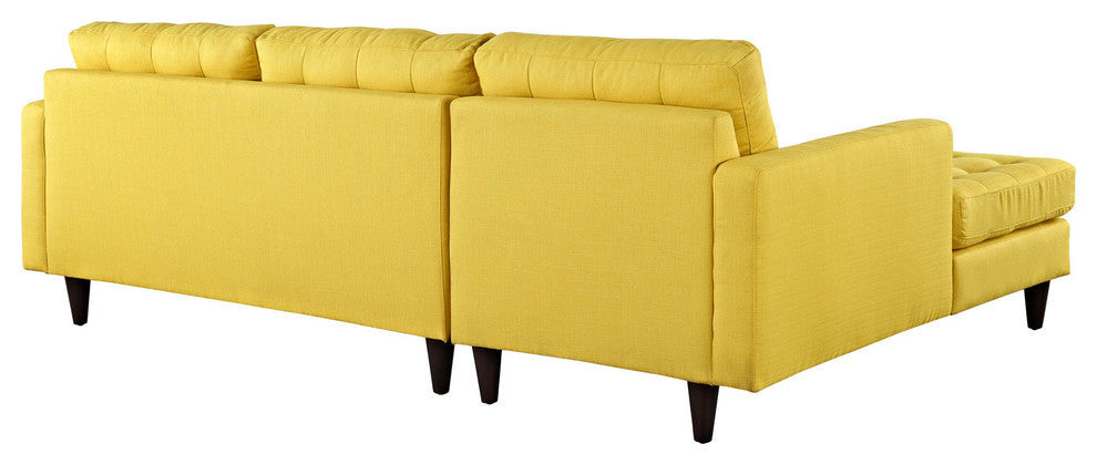 Modern Urban Contemporary Left-Arm Sectional Sofa, Sunny Fabric