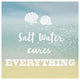 "Salt water Cure" Digital Paper Print by Sue Schlabach, 38"x38"