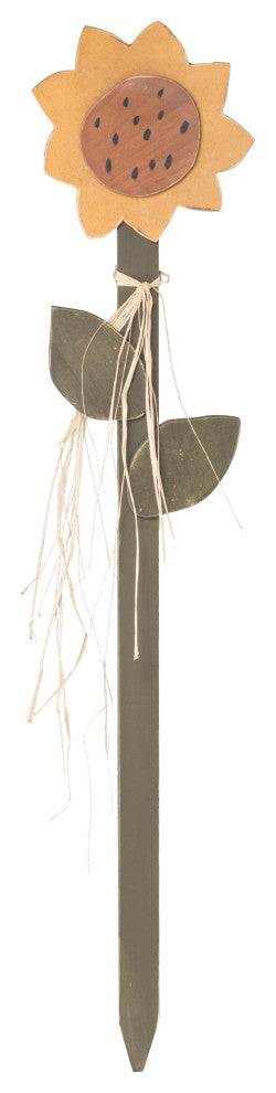 Farmhouse Sunflower Yard Stake