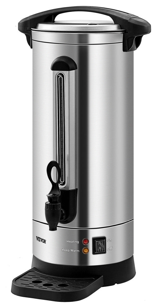 VEVOR Commercial Coffee Urn 110 Cup Stainless Steel Coffee Dispenser Fast Brew