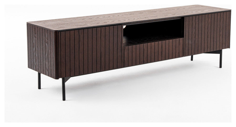 Modrest Longford Smoked Ash TV Stand
