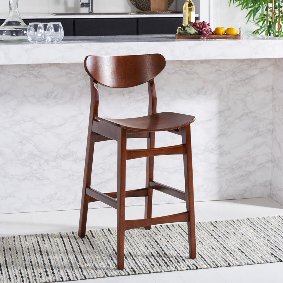 Safavieh Thaxton Counter Stool, Walnut