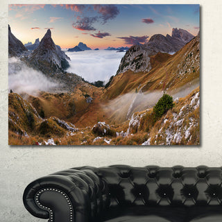 Beautiful Summer Panorama, Landscape Canvas Art Print, 40"x30"