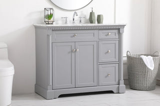 Elegant Decor Clarence Bathroom Vanity VF53042GR, Gray