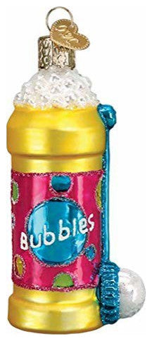 Old World Christmas 44148 Bubbles Blown Glass Ornament
