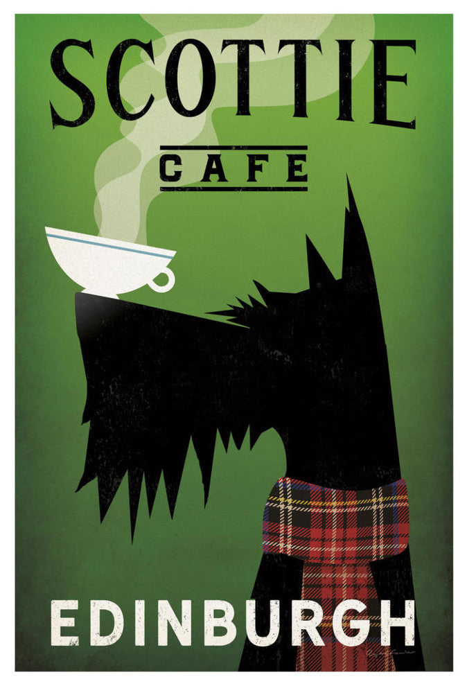 "Scottie Cafe" Digital Paper Print by Ryan Fowler, 42"x62"