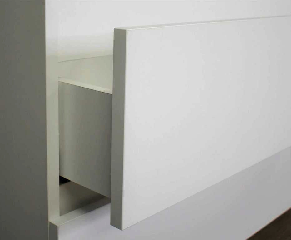 Salt 18Dx30" Floating Bathroom Vanity, Cabinet Only, Glossy White