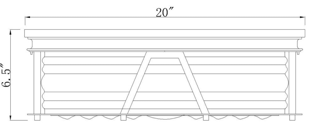Zlite 491F4-BRZ 4-Light Flush Mount, Clear