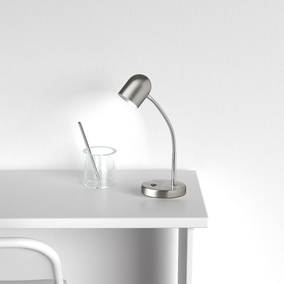 5W Table Lamp, Satin Chrome Finish
