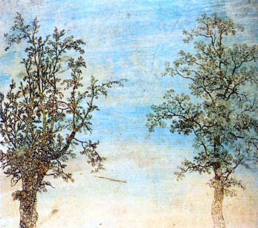 Hercules Seghers Two Trees Wall Decal