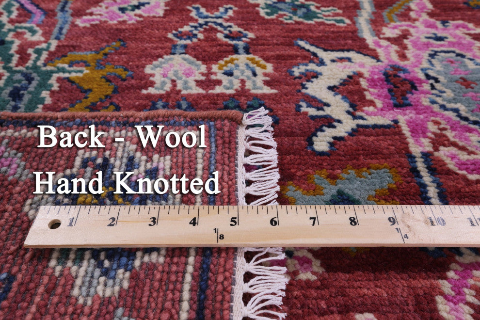 3' 1" X 4' 11" Hand Knotted Turkish Oushak Wool Rug - Q15902