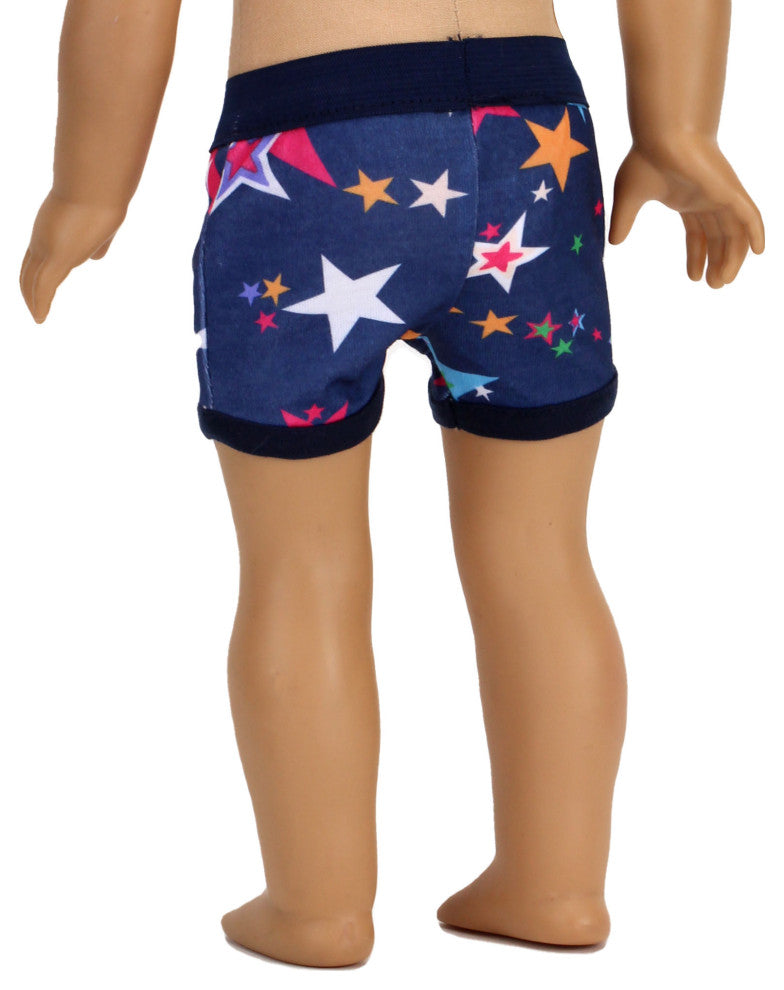 18'' Boy Dolls Brief Underwear Set Multicolor