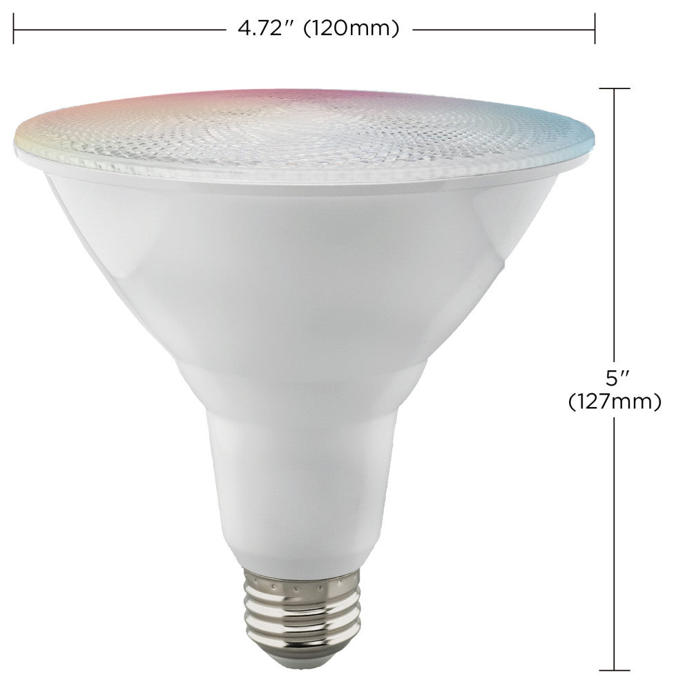 15W PAR38 LED RGB/Tunable White Starfish IOT, 120V 1200L T20 90CRI