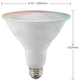 15W PAR38 LED RGB/Tunable White Starfish IOT, 120V 1200L T20 90CRI