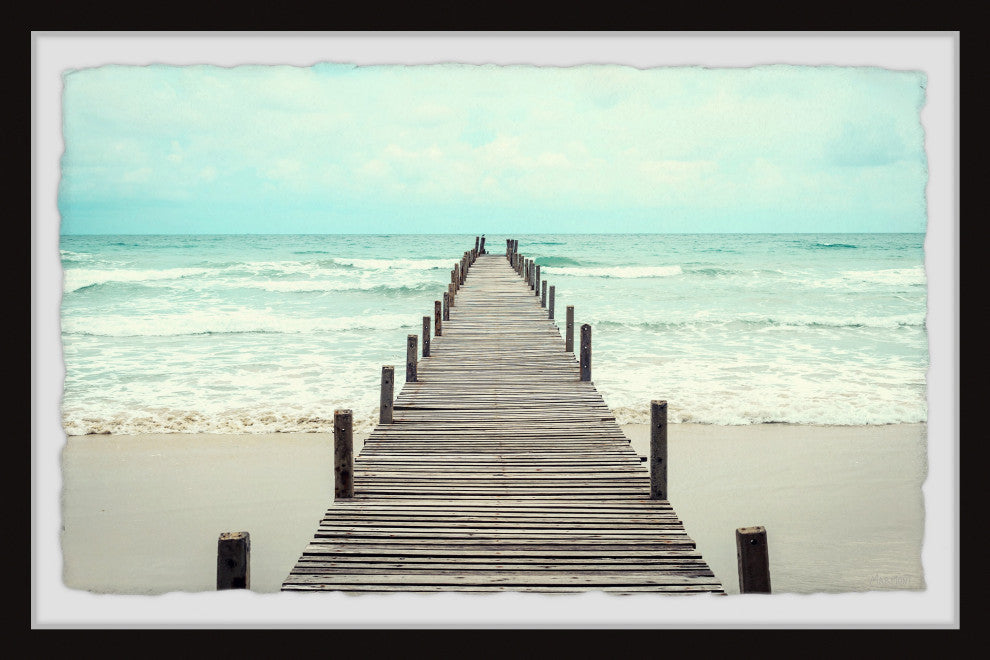 "Wander Often" Framed Painting Print, 36x24