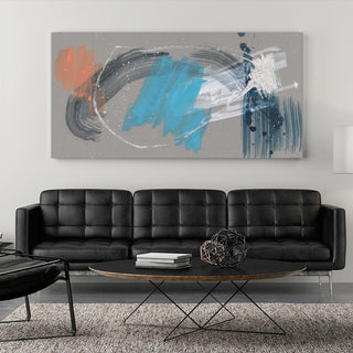 "Whimsical Marks II" Fine Art Giant Canvas print 72"x36"