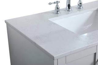 22" Traditional Grey-Light Bathroom Vanity