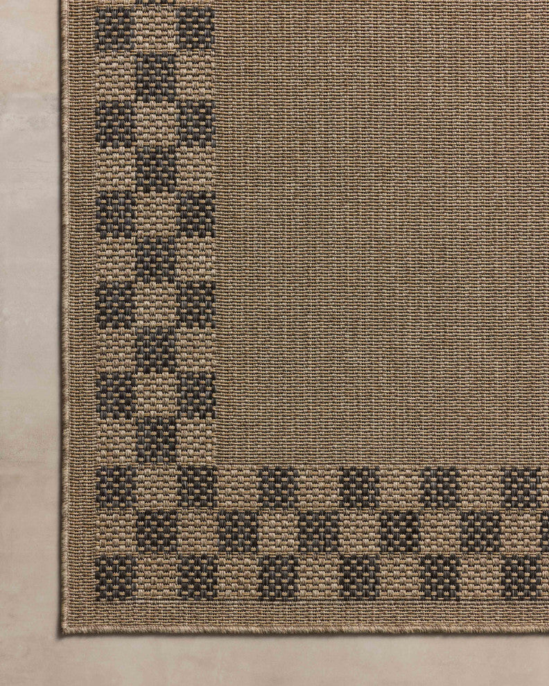 Chris Loves Julia x Loloi Providence Natural / Charcoal 7'-6" x 10' Area Rug