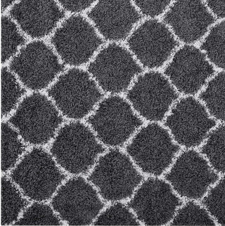 Solvea Moroccan Trellis 5x8 Shag Area Rug