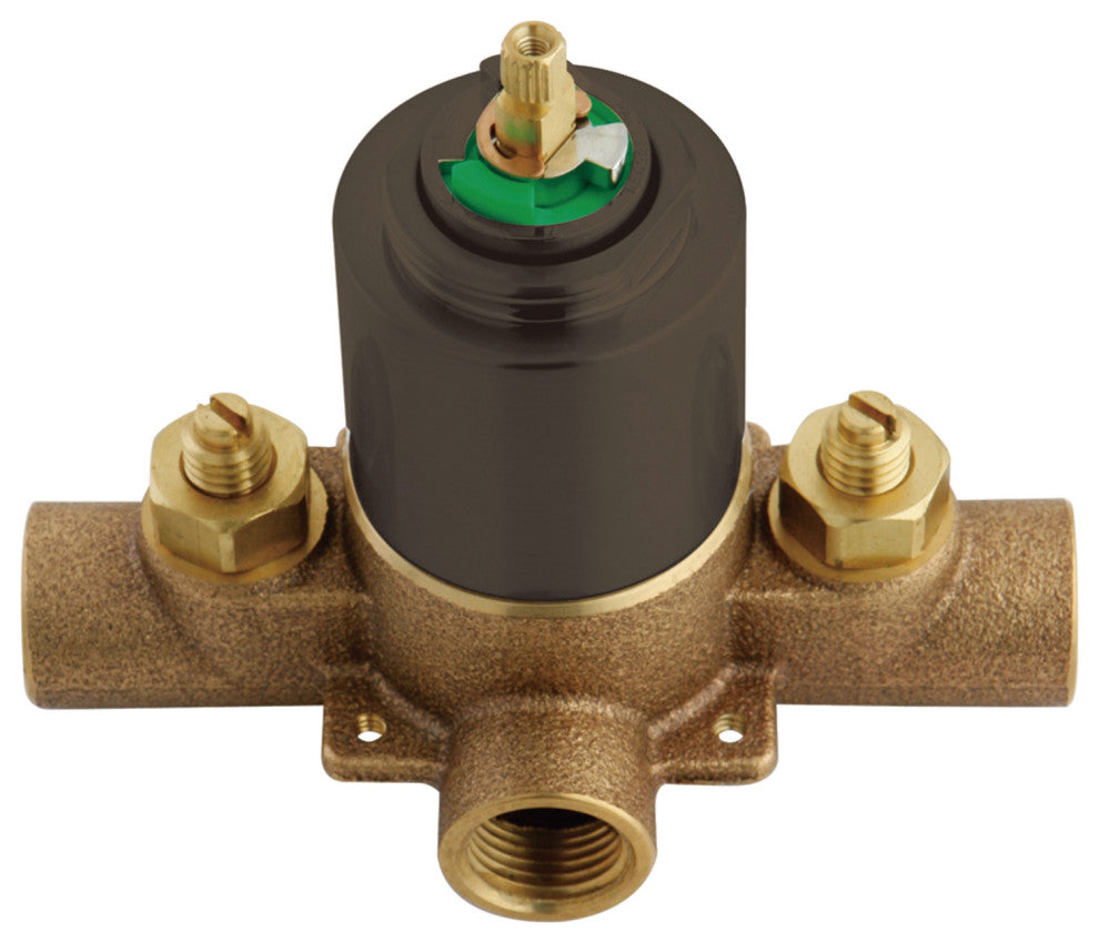 Kingston Brass Pressure Balanced Tub and Shower Valve, Oil Rubbed Bronze
