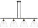 Innovations 516-4I-BAB-GBD-92 4 Light Island Light, Black Antique Brass