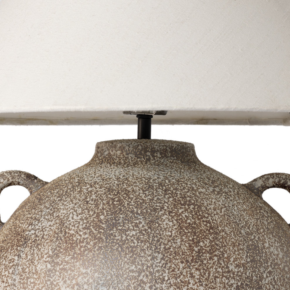 Mays Table Lamp-Vintage Brown Ceramic