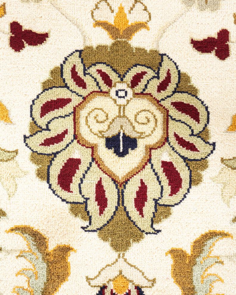 Mogul, One-of-a-Kind Hand-Knotted Area Rug Ivory, 12' 0" x 15' 5"