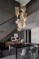 Luxury Modern Led Light Chandelier For Staircase, Gold, 16 Lights, Cool Glow