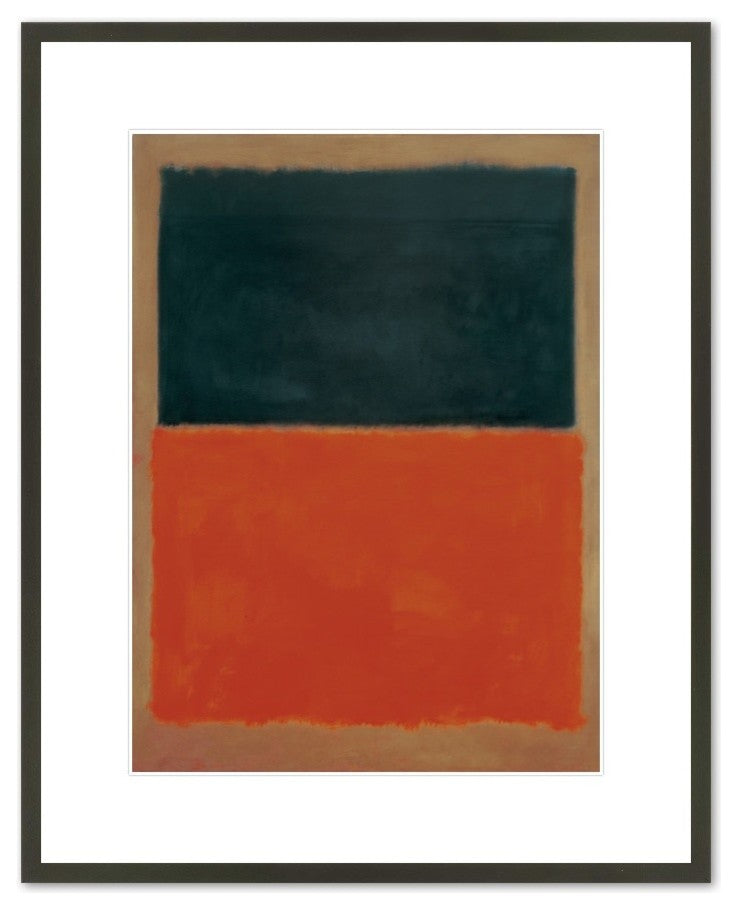 Green and Tangerine on Red, 1956