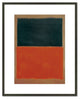 Green and Tangerine on Red, 1956