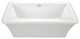 Freestanding Soaking Bath, Biscuit 66x35.75x22.625