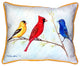 Betsy Drake Three Birds Extra Large 20 X 24 Indoor / Outdoor Pillow