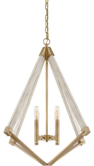 Quoizel VP5204 View Point 4 Light 24"W Chandelier - Weathered Brass