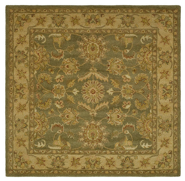 Safavieh Antiquities at313a Rug, Green/Gold, 2'3"x14'0" Runner
