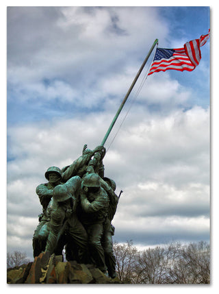'Marine Corps Memorial 2' Canvas Art by CATeyes