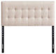 Kirkwood 61.02" W Full and Queen Expandable Width Headboard, Beige