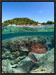 "Along Shore" Framed Canvas Giclee by Andrey Narchuk, 12x17"