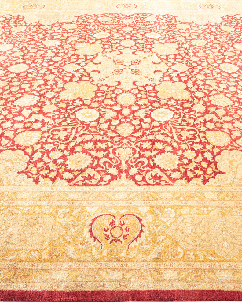Mariah, One-of-a-Kind Hand-Knotted Area Rug Orange, 8'2"x10'6"