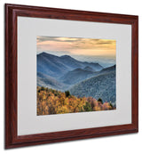 'Shenandoah Autumn' Matted Framed Canvas Art by Pierre Leclerc