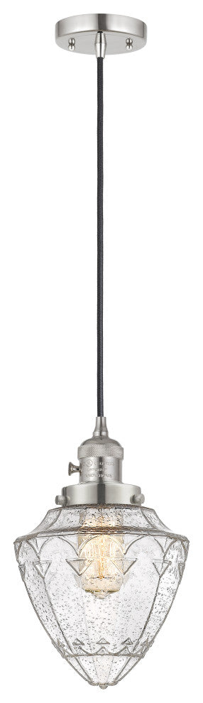 Innovations 201CSW-PN-G664-7 1 Light Pendant, Switch, Polished Nickel