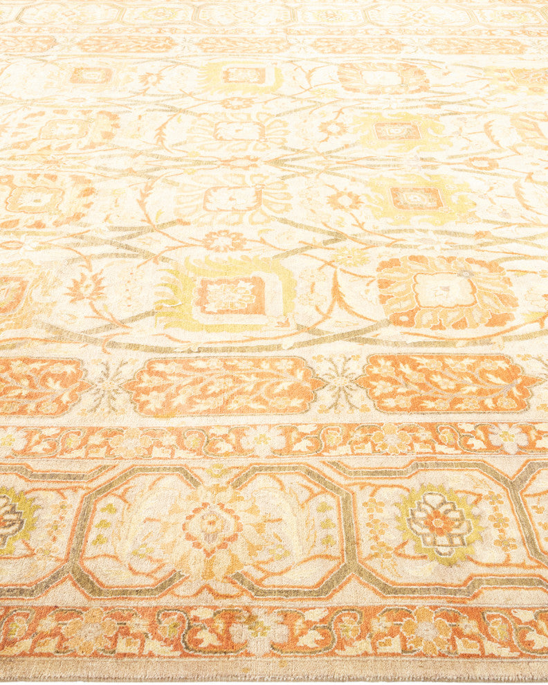 Mogul, One-of-a-Kind Hand-Knotted Area Rug Ivory, 7'10"x10'4"