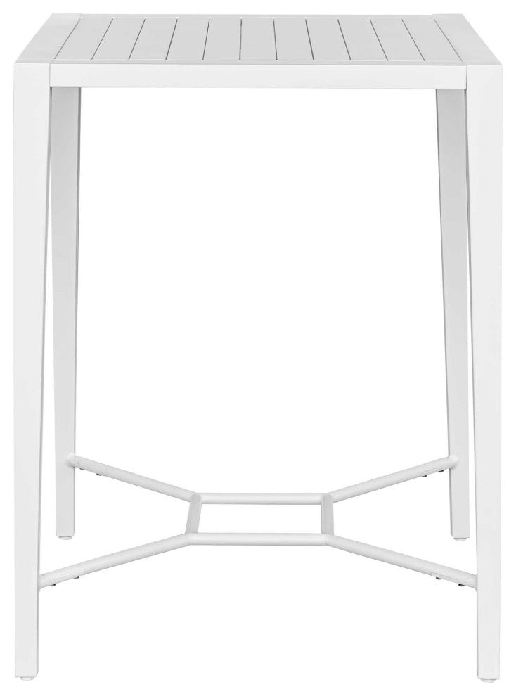 Uttermost Montellano White Outdoor Bar Table